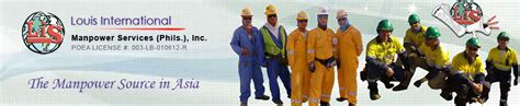 louis international manpower|LOUIS INTERNATIONAL MANPOWER SERVICES (PHILS) INC.